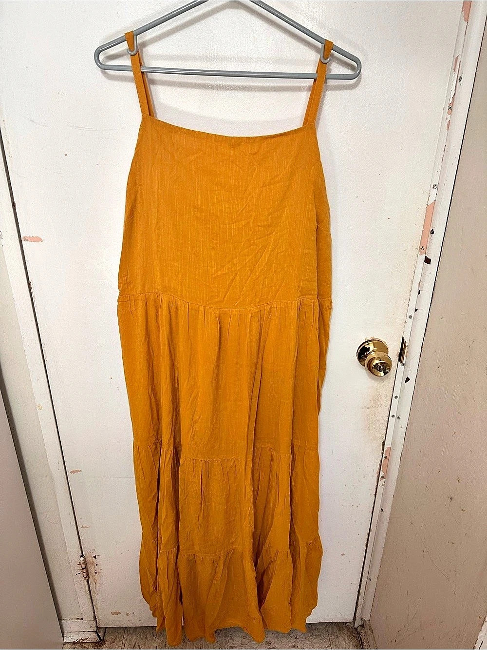 Old Navy Women's Maxi Dress Mustard Yellow Size XL